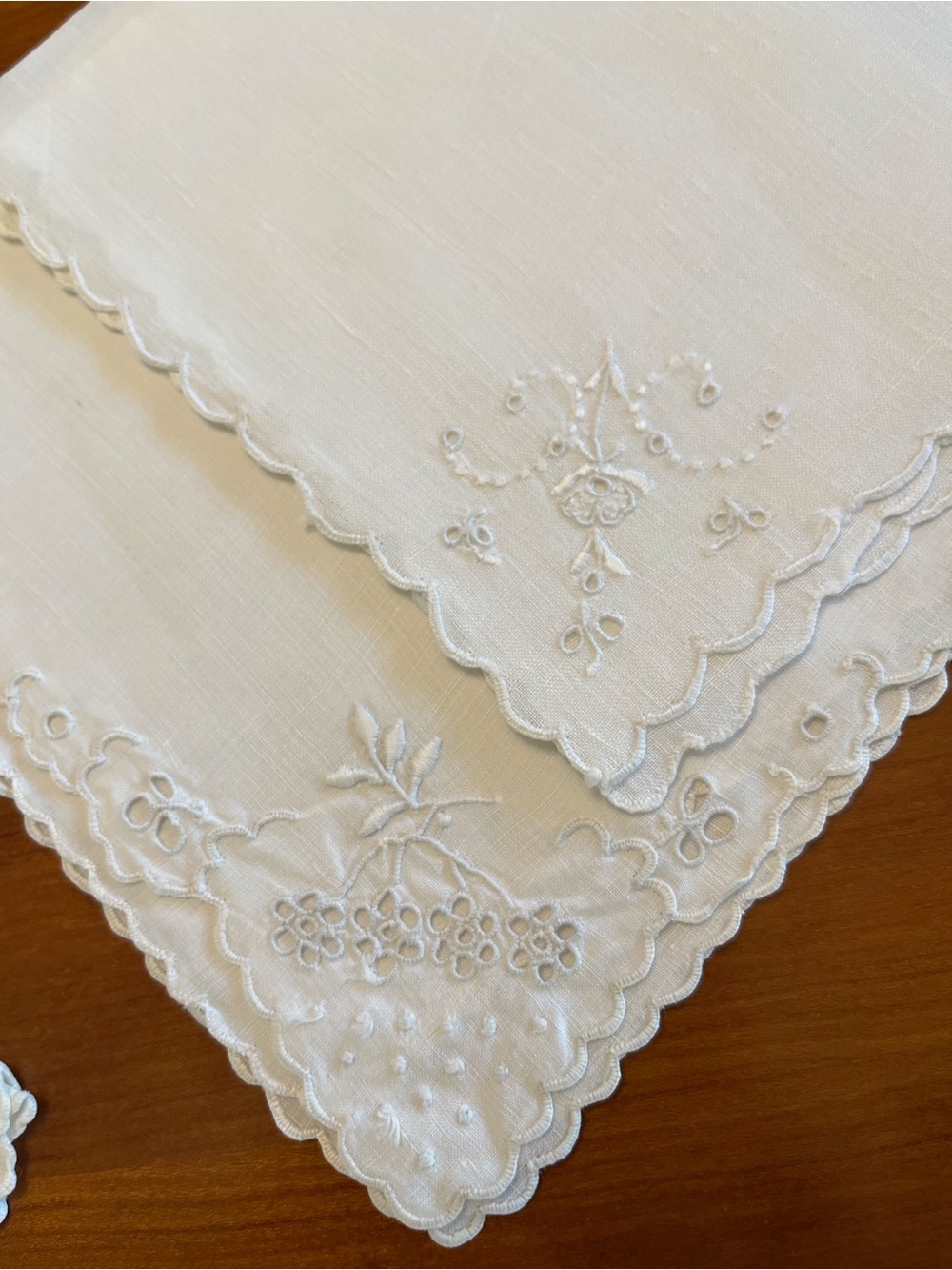 Vintage Hand-Embroidered Napkins - Picture 9 of 11